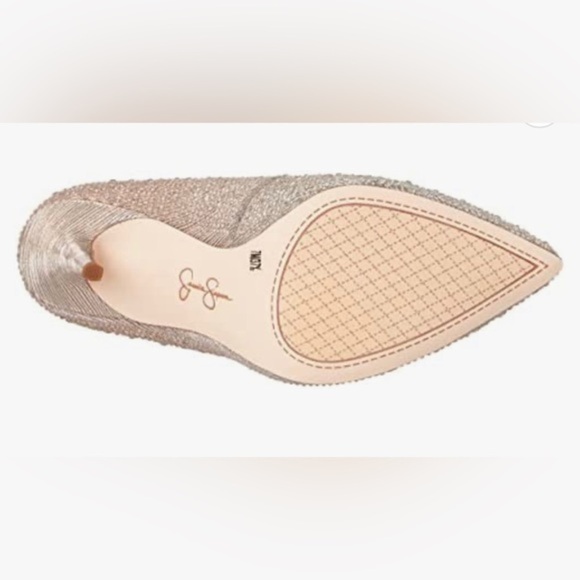 Jessica Simpson Wayva Silver Champagne Ombre Rhinestone stiletto heel size 11/43 - Picture 9 of 11